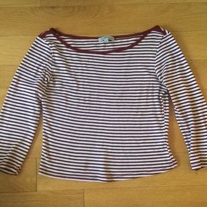 Striped crop top